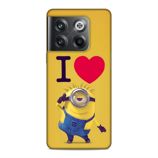 I love Minions Hard Back Case For OnePlus 10T