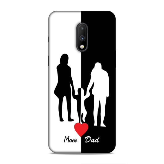 Mom Dad Hard Back Case For OnePlus 6T / 7