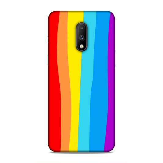 Rainbow Hard Back Case For OnePlus 6T / 7