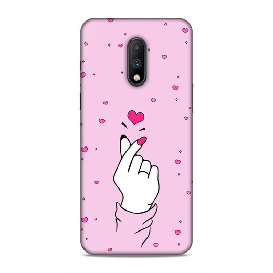 Korean Heart Hard Back Case For OnePlus 6T / 7
