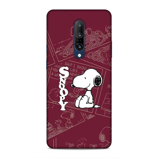 Snoopy Cartton Hard Back Case For OnePlus 7 Pro