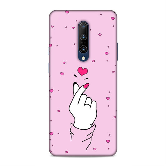 Korean Heart Hard Back Case For OnePlus 7 Pro