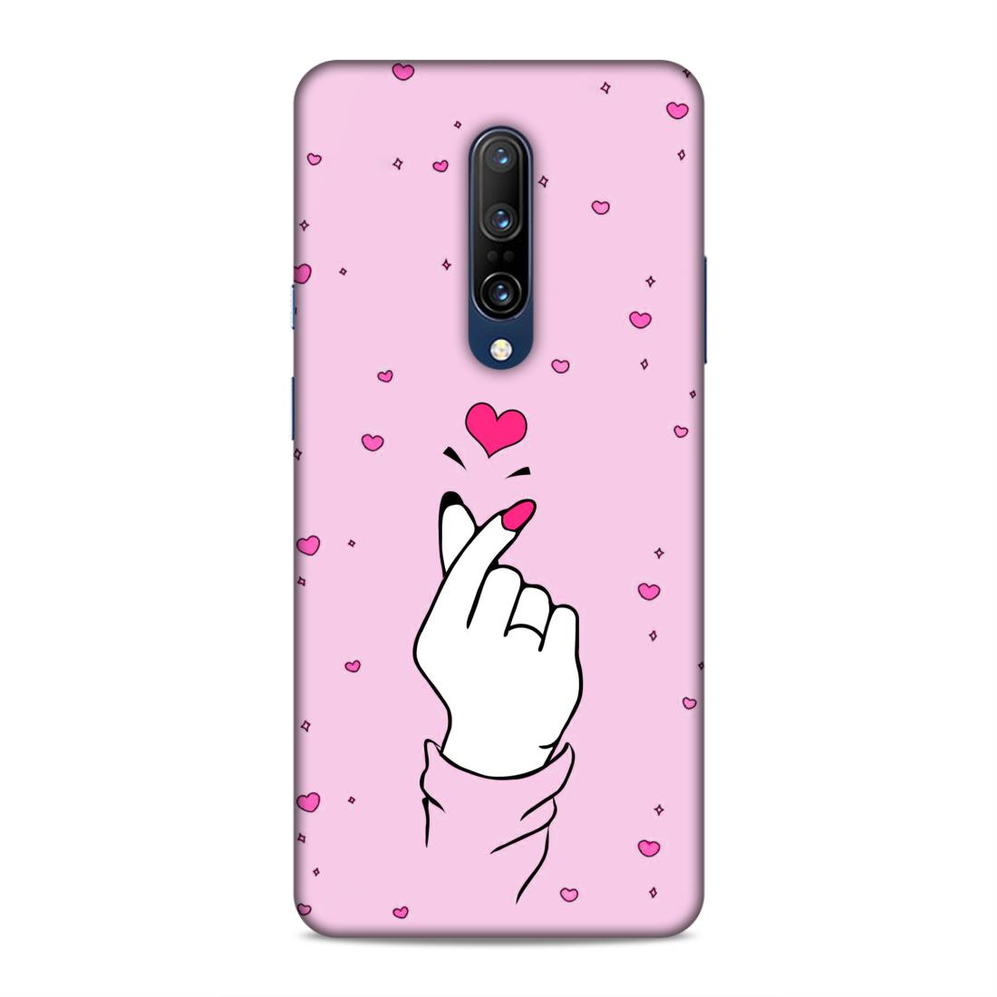 Korean Heart Hard Back Case For OnePlus 7 Pro