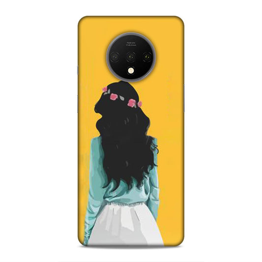 Stylish Girl Hard Back Case For OnePlus 7T