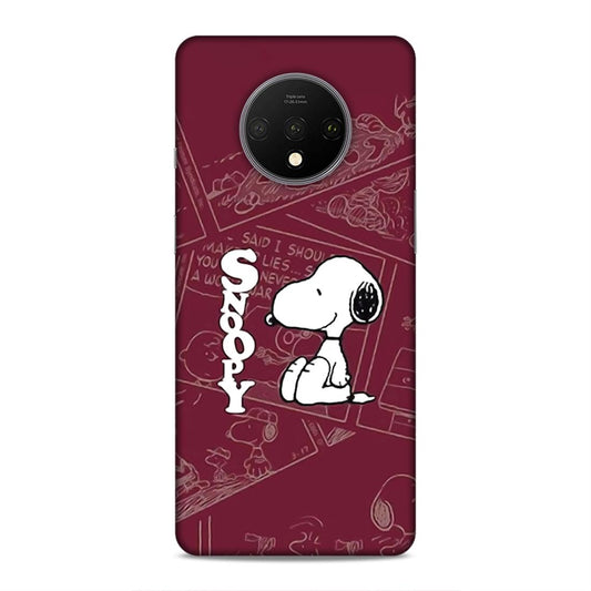 Snoopy Cartton Hard Back Case For OnePlus 7T