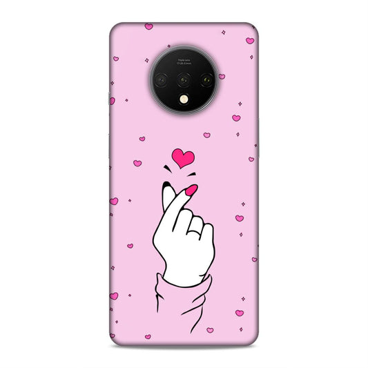 Korean Heart Hard Back Case For OnePlus 7T