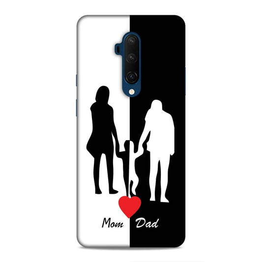 Mom Dad Hard Back Case For OnePlus 7T Pro