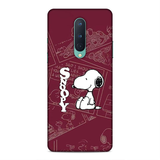 Snoopy Cartton Hard Back Case For OnePlus 8