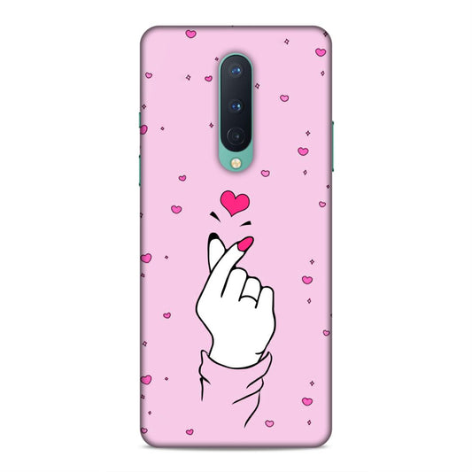 Korean Heart Hard Back Case For OnePlus 8