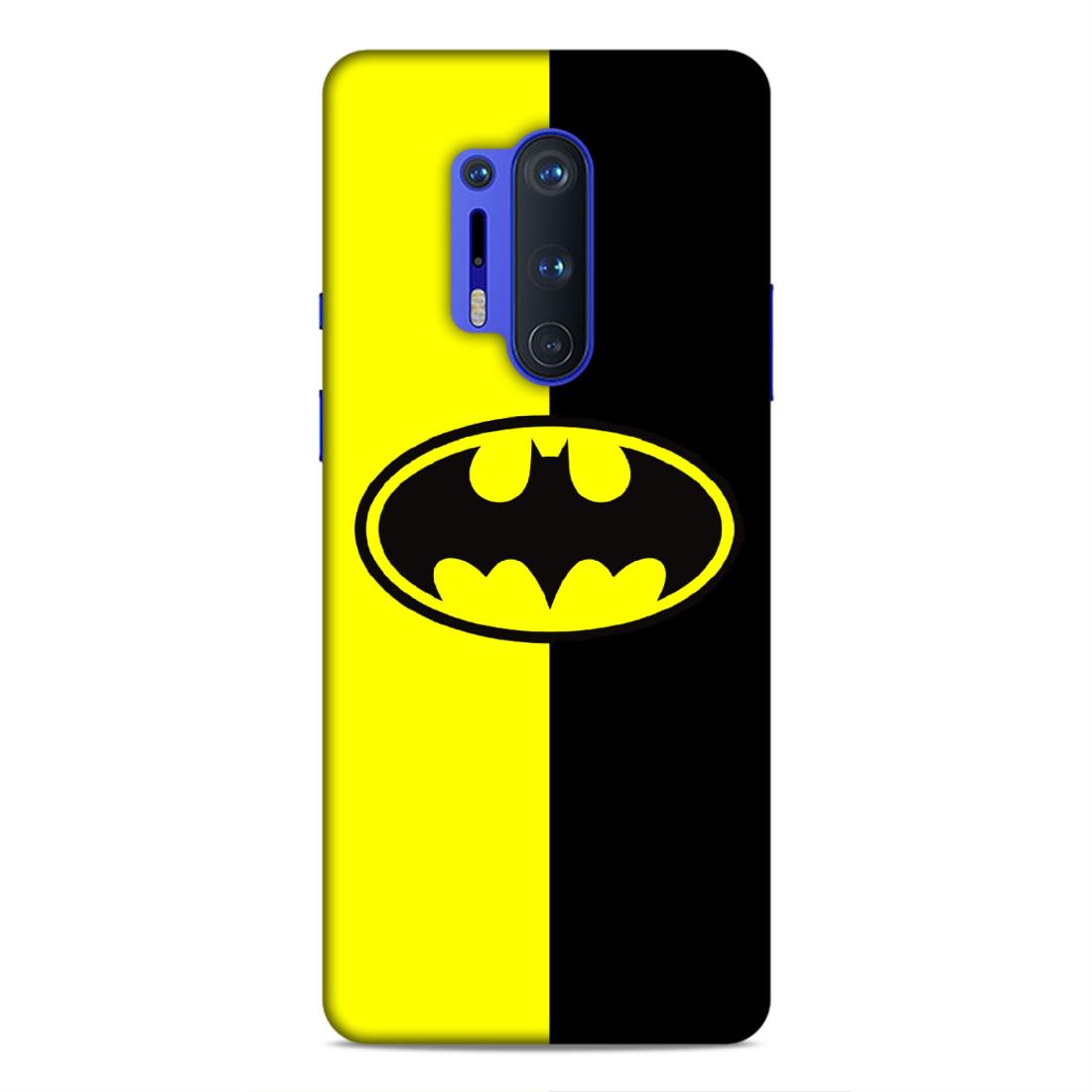 Batman Balck Yellow Hard Back Case For OnePlus 8 Pro