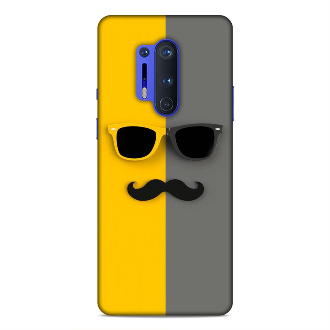 Spect and Mustache Hard Back Case For OnePlus 8 Pro