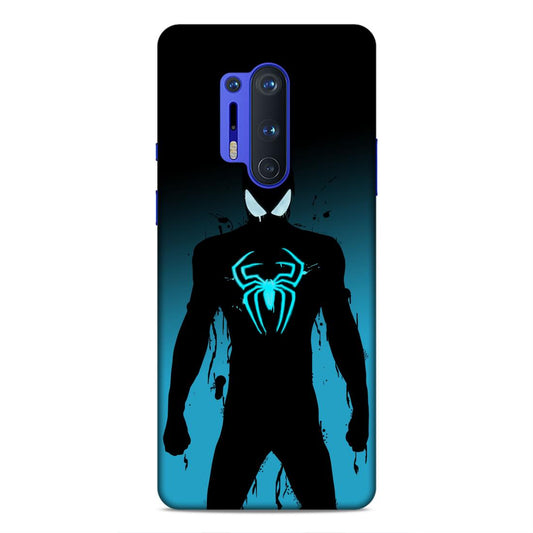 Black Spiderman Hard Back Case For OnePlus 8 Pro