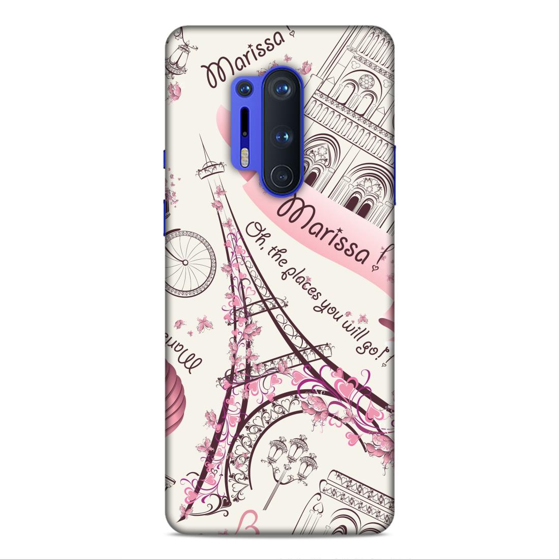 Love Efile Tower Hard Back Case For OnePlus 8 Pro