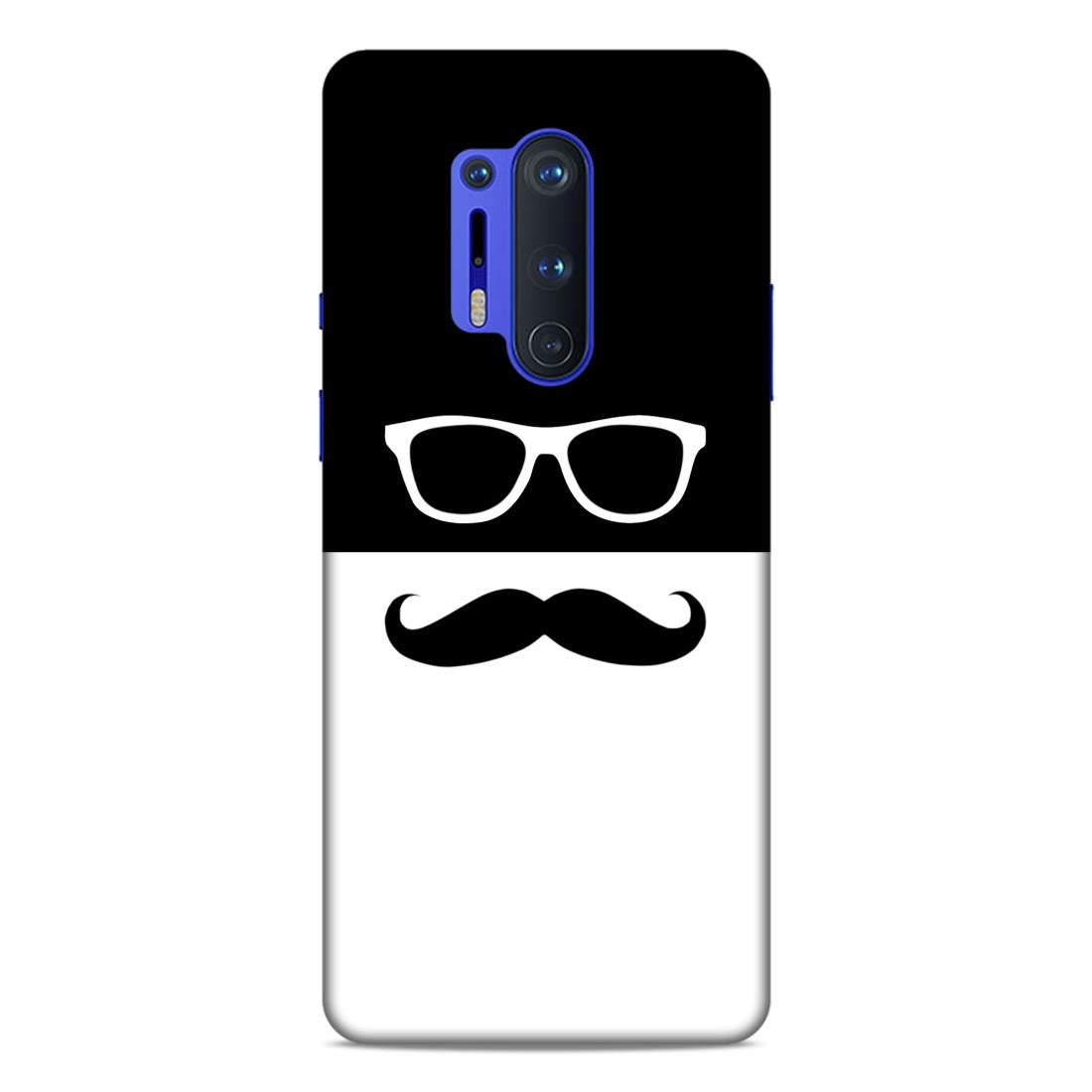 Spect and Mustache Hard Back Case For OnePlus 8 Pro