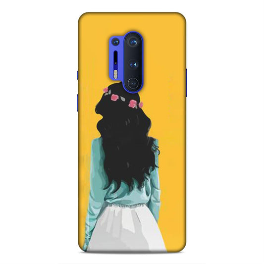 Stylish Girl Hard Back Case For OnePlus 8 Pro