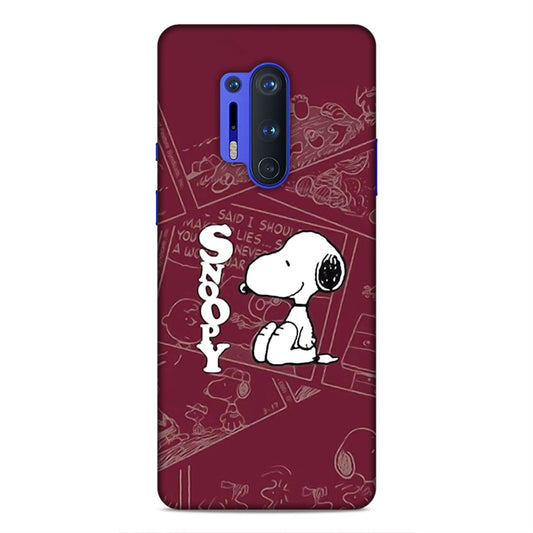 Snoopy Cartton Hard Back Case For OnePlus 8 Pro