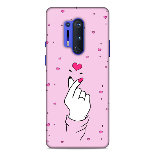 Korean Heart Hard Back Case For OnePlus 8 Pro