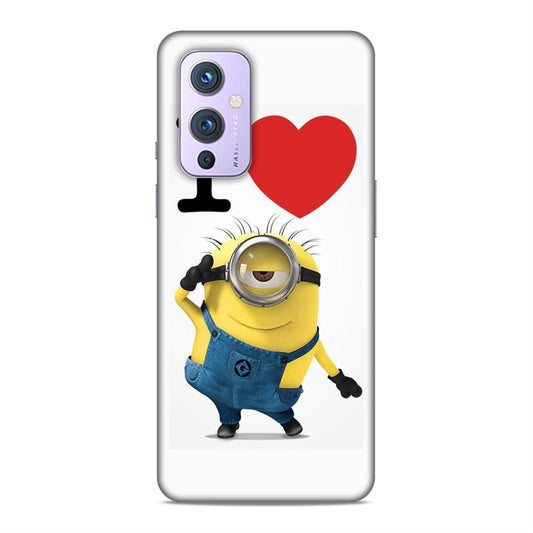 I love Minions Hard Back Case For OnePlus 9
