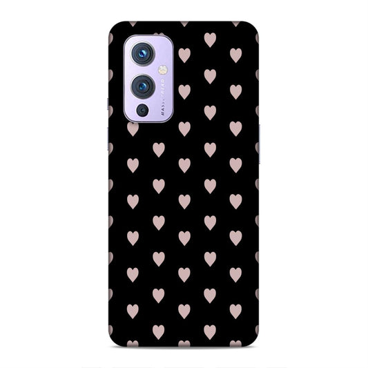 Love Pattern Hard Back Case For OnePlus 9