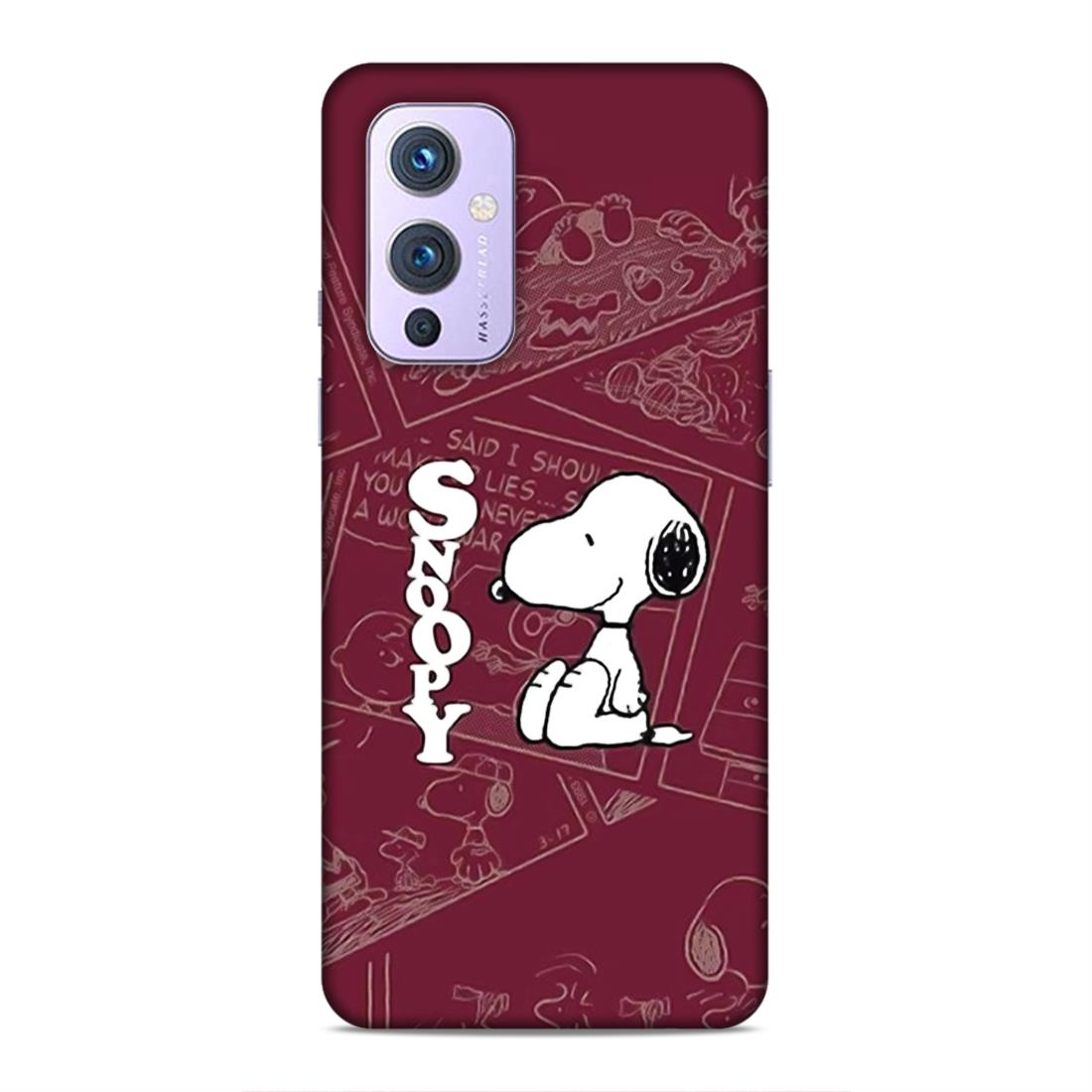 Snoopy Cartton Hard Back Case For OnePlus 9