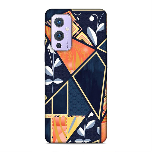 Floral Textile Pattern Hard Back Case For OnePlus 9