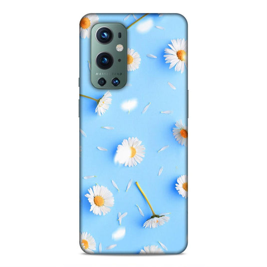 Floral In Sky Blue Hard Back Case For OnePlus 9 Pro