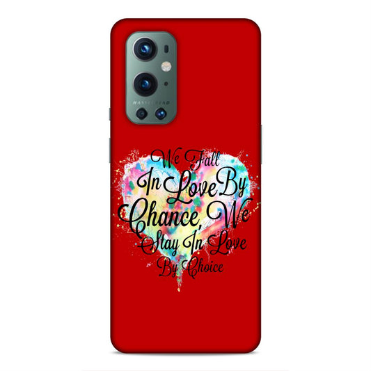 Fall in Love Stay in Love Hard Back Case For OnePlus 9 Pro