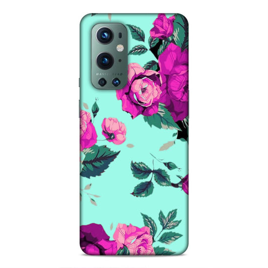 Pink Floral Hard Back Case For OnePlus 9 Pro