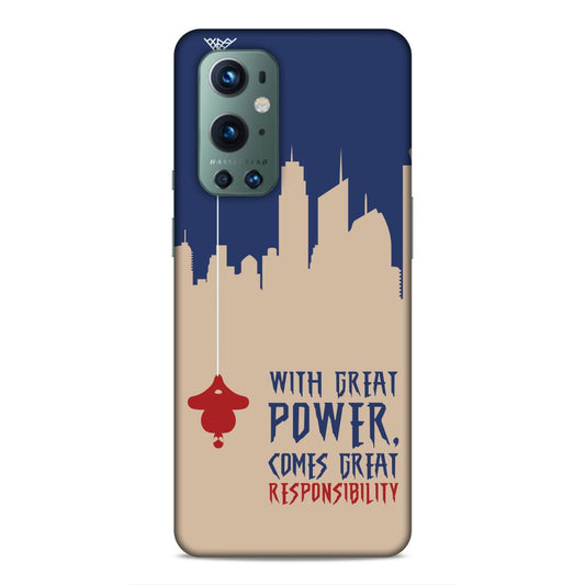 Great Power Comes Great Responsibility Hard Back Case For OnePlus 9 Pro