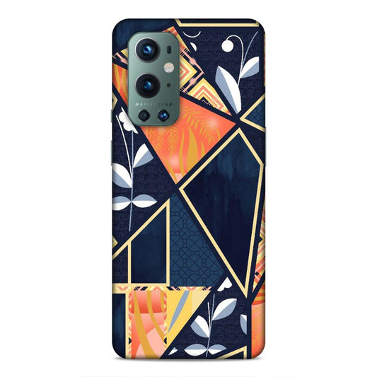 Floral Textile Pattern Hard Back Case For OnePlus 9 Pro