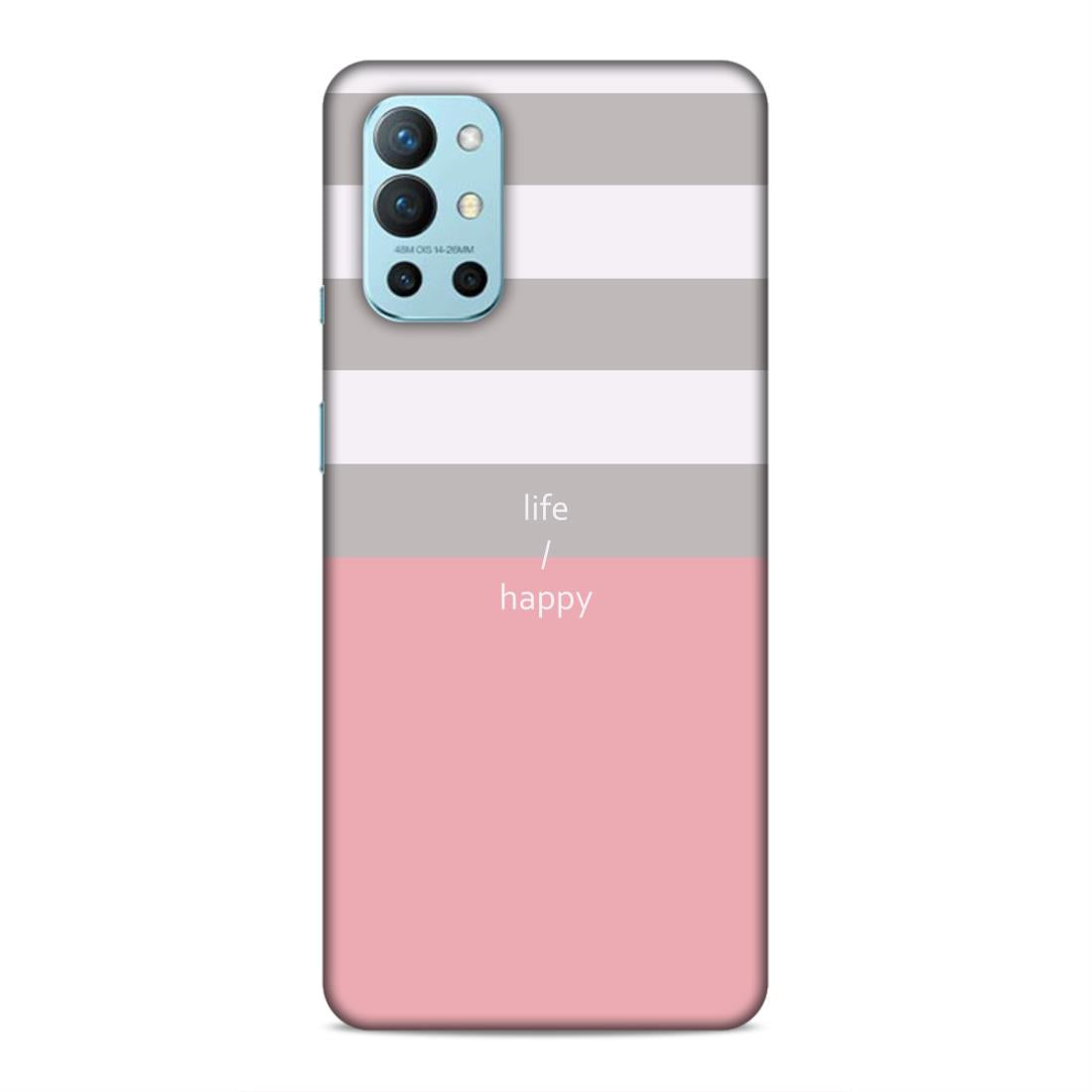 Life Happy Hard Back Case For OnePlus 8T / 9R
