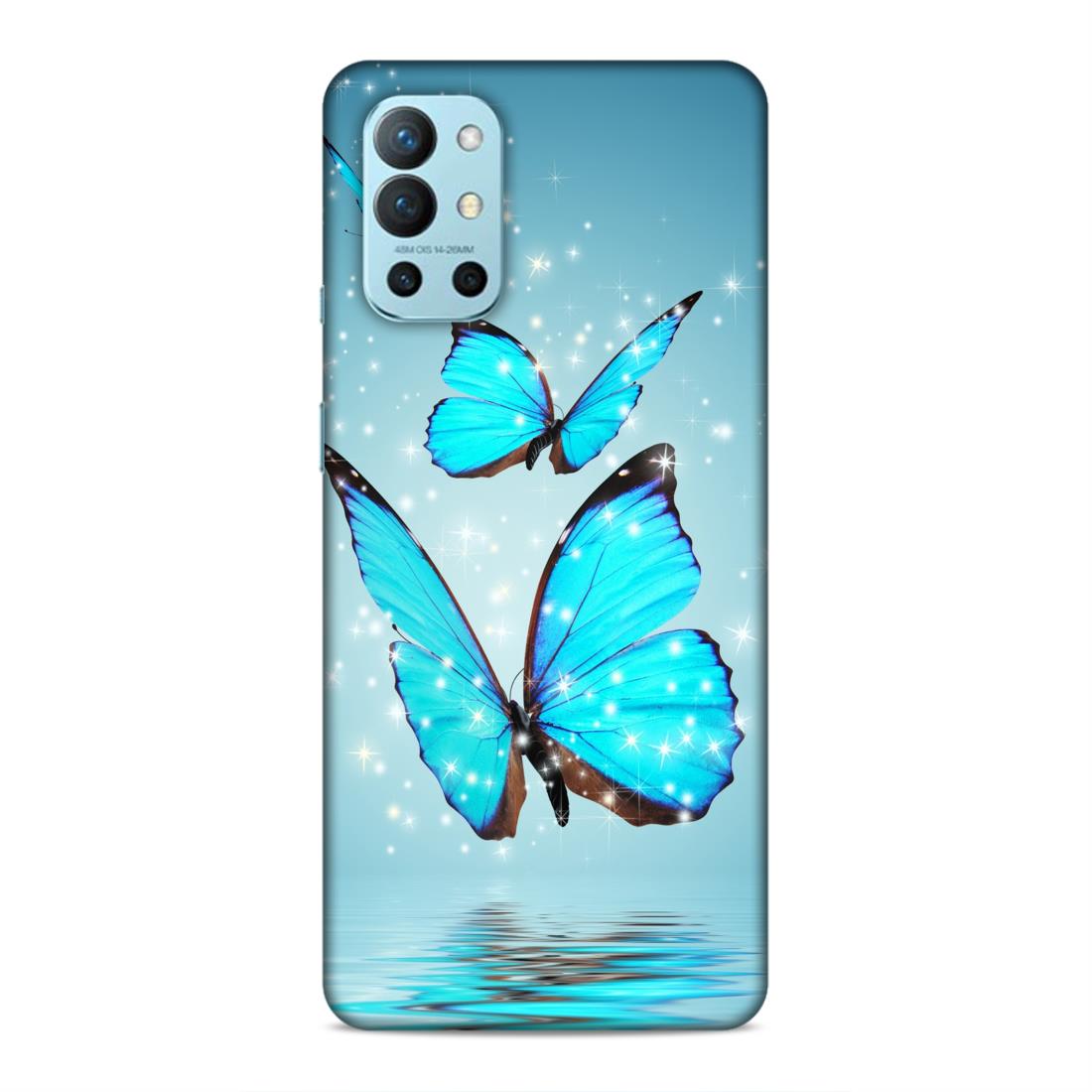 Blue Butterfly Hard Back Case For OnePlus 8T / 9R