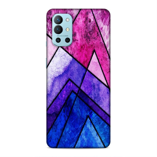 Blue Pink Pattern Hard Back Case For OnePlus 8T / 9R