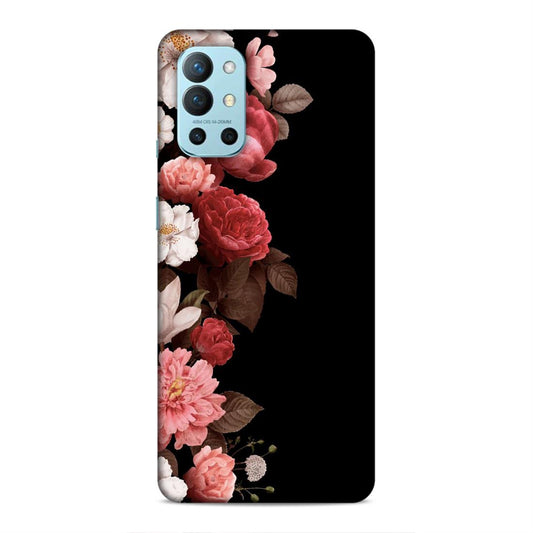 Floral in Black Hard Back Case For OnePlus 8T / 9R
