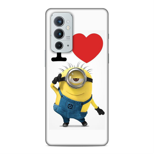 I love Minions Hard Back Case For OnePlus 9 RT 5G