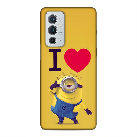 I love Minions Hard Back Case For OnePlus 9 RT 5G