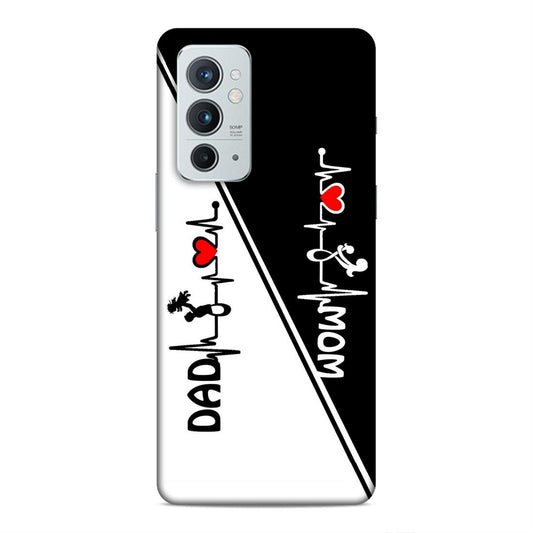Mom Dad Hard Back Case For OnePlus 9 RT 5G
