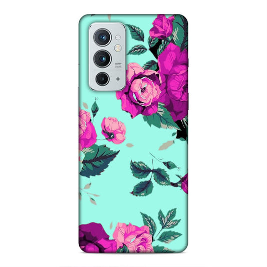 Pink Floral Hard Back Case For OnePlus 9 RT 5G