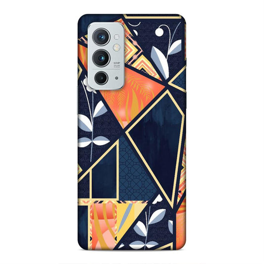 Floral Textile Pattern Hard Back Case For OnePlus 9 RT 5G