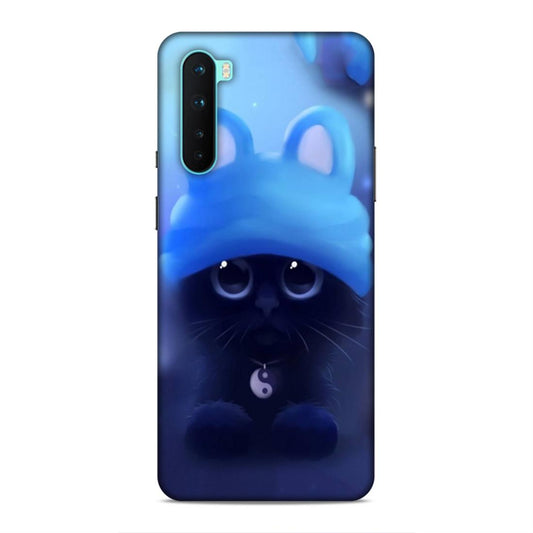 Cute Cat Hard Back Case For OnePlus Nord