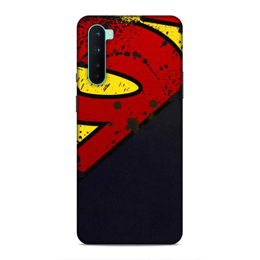 Superman Logo Hard Back Case For OnePlus Nord