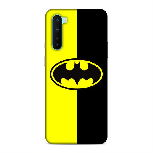 Batman Balck Yellow Hard Back Case For OnePlus Nord