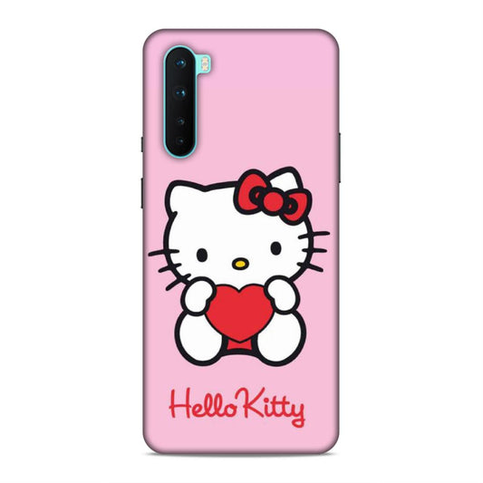 Hello Kitty in Pink Hard Back Case For OnePlus Nord