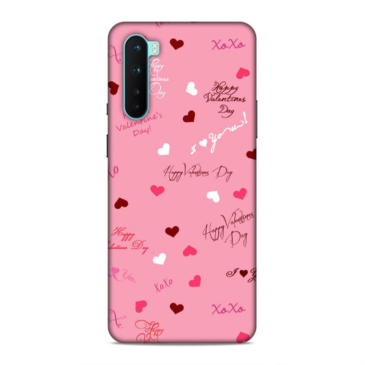 Happy Valentines Day Hard Back Case For OnePlus Nord