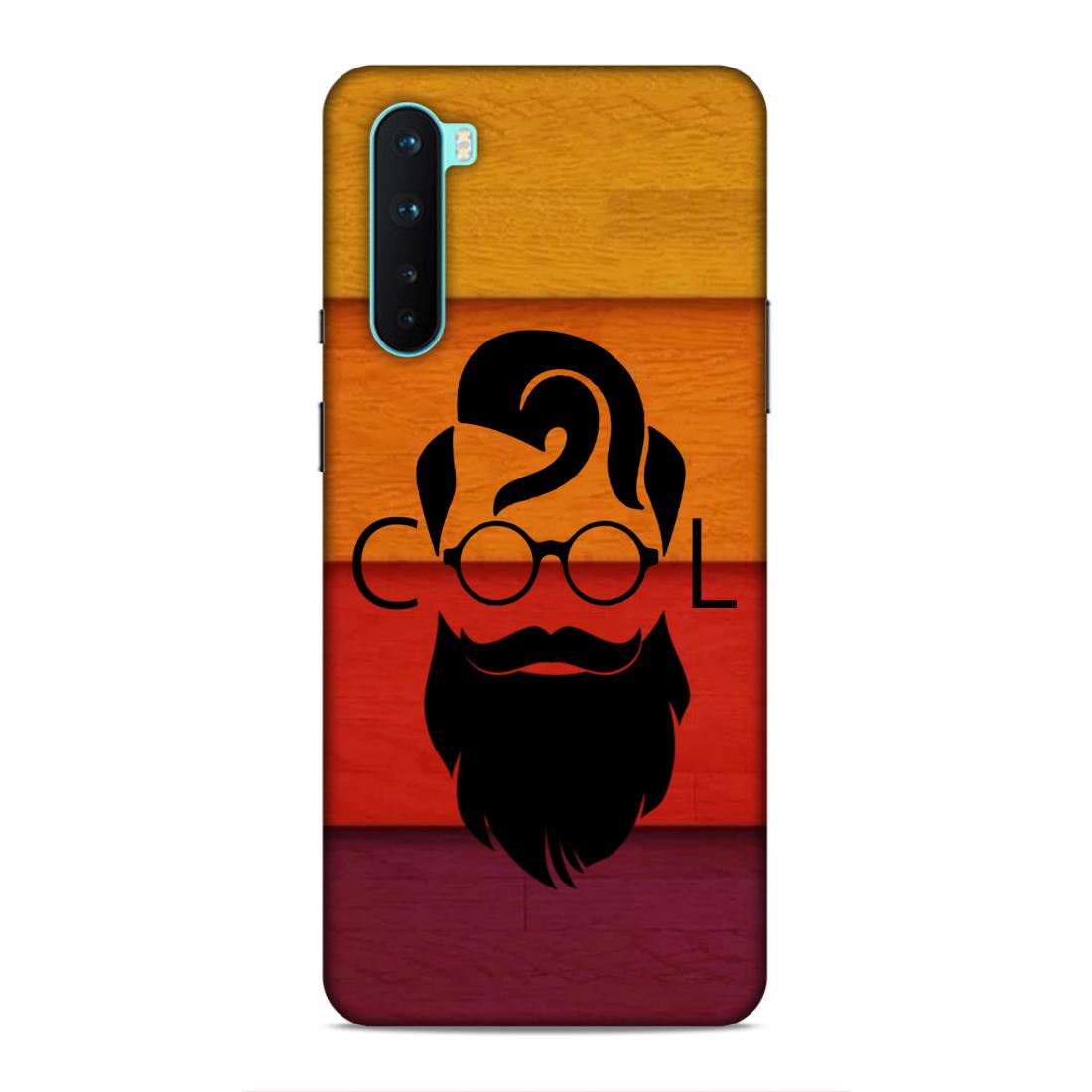 Cool Beard Man Hard Back Case For OnePlus Nord