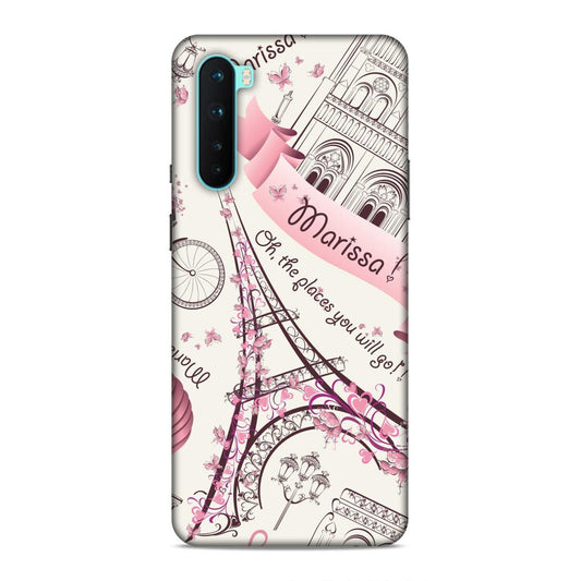 Love Efile Tower Hard Back Case For OnePlus Nord