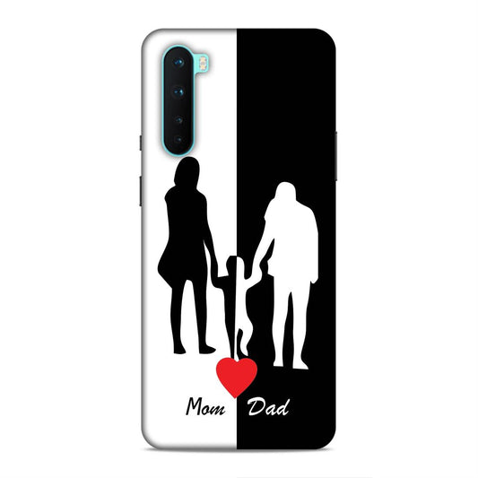 Mom Dad Hard Back Case For OnePlus Nord