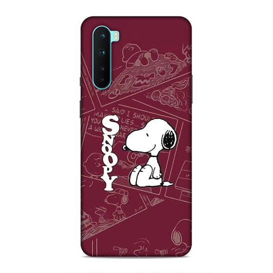 Snoopy Cartton Hard Back Case For OnePlus Nord