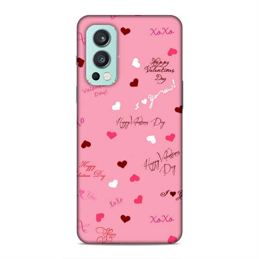 Happy Valentines Day Hard Back Case For OnePlus Nord 2 5G