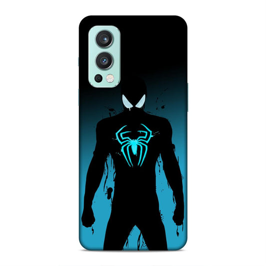 Black Spiderman Hard Back Case For OnePlus Nord 2 5G